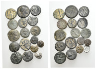 17 GREEK SILVER/BRONZE COIN LOT
See picture. No return.

362