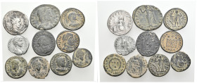 10 ROMAN SILVER/BRONZE COIN LOT
See picture. No return.

117