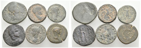 6 ROMAN BRONZE COIN LOT
See picture.No return.

51