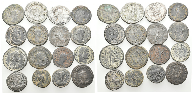 16 ROMAN SILVER/BRONZE COIN LOT
See picture. No return.

154