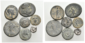 7 GREEK/ROMAN SILVER/BRONZE COIN LOT
See picture. No return.

116