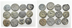 12 GREEK/ROMAN BRONZE COIN LOT
See picture.No return.

50