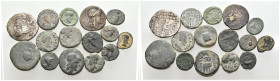 15 GREEK/ROMAN SILVER/BRONZE COIN LOT
See picture.No return.

54