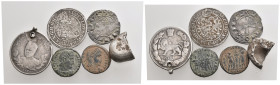 6 ROMAN/MEDIEVAL SILVER/BRONZE COIN LOT
See picture. No return.

287
