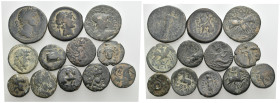 12 GREEK/ROMAN BRONZE COIN LOT
See picture. No return.

172