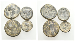 4 GREEK/ROMAN BRONZE COIN LOT
See picture. No return.

311