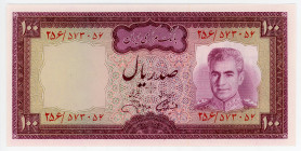 Iran 100 Rials 1971 (ND)
P# 91c, N# 220063; # 256/573056; UNC