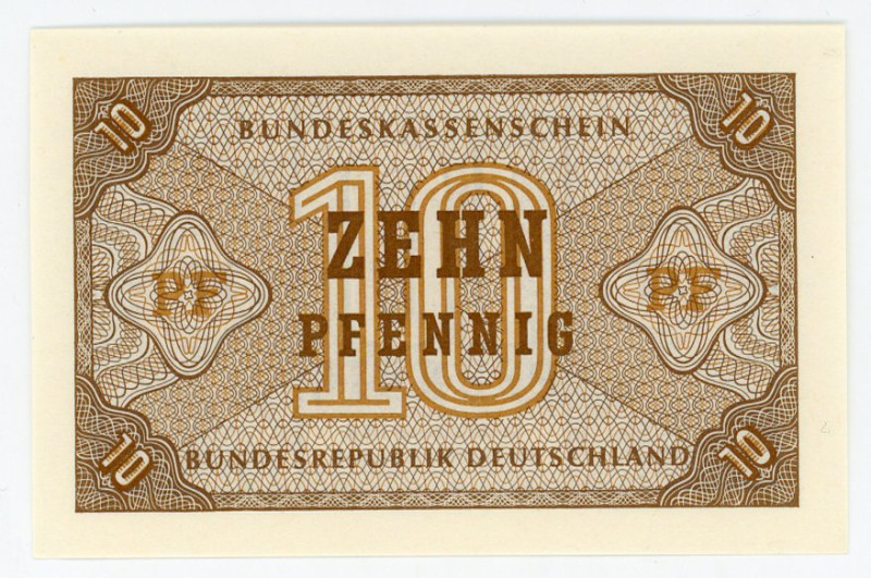 Germany - FRG 10 Pfennig 1967 (ND)
P# 26, N# 240785; UNC