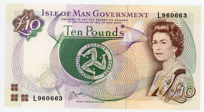 Isle of Man 10 Pounds 1998 (ND)
P# 44a, N# 206785; # L960663; UNC