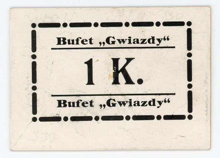 Russia - Ukraine Lwow Bufet Gwiazdy 1 Krona 1919
Ryab. 15793; AUNC