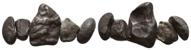 Lot of 5 Hacksilber. 8th-4th centuries BC. AR 
Reference:

Condition: Very Fine

Weight: 7.2 gr
Diameter: 15.4 mm