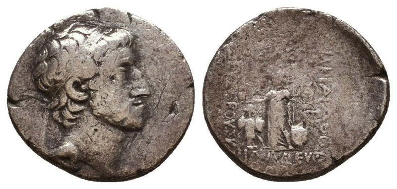 KINGS of CAPPADOCIA. Ariarathes X Eusebes Philadelphos. 42-36 BC. AR Drachm . Da...