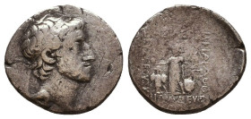 KINGS of CAPPADOCIA. Ariarathes X Eusebes Philadelphos. 42-36 BC. AR Drachm . Dated RY 5 (37/6 BC). Diademed head right / Athena Nikephoros standing l...