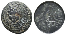 Greek Coins. 4th - 3rd century B.C. AE
Reference:

Condition: Very Fine

Weight: 3.4 gr
Diameter: 17.5 mm