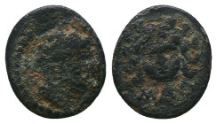 Greek Coins. 4th - 3rd century B.C. AE
Reference:

Condition: Very Fine

Weight: 1.2 gr
Diameter: 10.9 mm