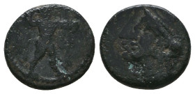 Greek Coins. 4th - 3rd century B.C. AE
Reference:

Condition: Very Fine

Weight: 1.9 gr
Diameter: 12.9 mm