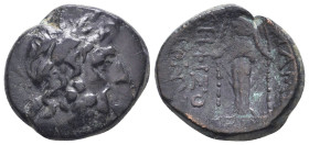 Greek Coins. 4th - 3rd century B.C. AE
Reference:

Condition: Very Fine

Weight: 6.4 gr
Diameter: 19.4 mm