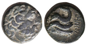 Greek Coins. 4th - 3rd century B.C. AE
Reference:

Condition: Very Fine

Weight: 10 gr
Diameter: 18.5 mm