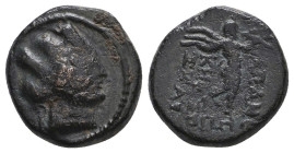 Greek Coins. 4th - 3rd century B.C. AE
Reference:

Condition: Very Fine

Weight: 4.4 gr
Diameter: 15 mm
