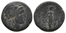 Greek Coins. 4th - 3rd century B.C. AE
Reference:

Condition: Very Fine

Weight: 3.4 gr
Diameter: 16 mm