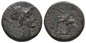 Greek Coins. 4th - 3rd century B.C. AE
Reference:

Condition: Very Fine

Weight: 8.4 gr
Diameter: 19.5 mm