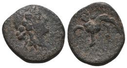 Greek Coins. 4th - 3rd century B.C. AE
Reference:

Condition: Very Fine

Weight: 5 gr
Diameter: 17.3 mm