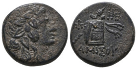 Greek Coins. 4th - 3rd century B.C. AE
Reference:

Condition: Very Fine

Weight: 8.1 gr
Diameter: 20.5 mm
