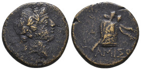 Greek Coins. 4th - 3rd century B.C. AE
Reference:

Condition: Very Fine

Weight: 7.6 gr
Diameter: 21.7 mm