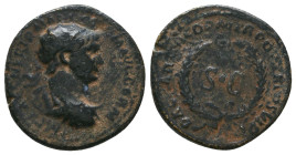 Trajan (88-117) Æ 
Reference:

Condition: Very Fine

Weight: 3.6 gr
Diameter: 18.9 mm