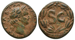 Seleucis & Pieria. Antioch. Titus. 79-81 AD. Æ
Reference:

Condition: Very Fine

Weight: 6.3 gr
Diameter: 21.6 mm
