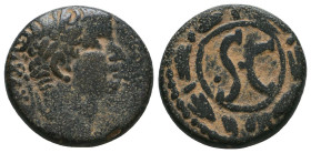 Tiberius Ae As of Antioch, Seleucis and Pieria. AD 14-37. 
Reference:

Condition: Very Fine

Weight: 7.5 gr
Diameter: 20 mm