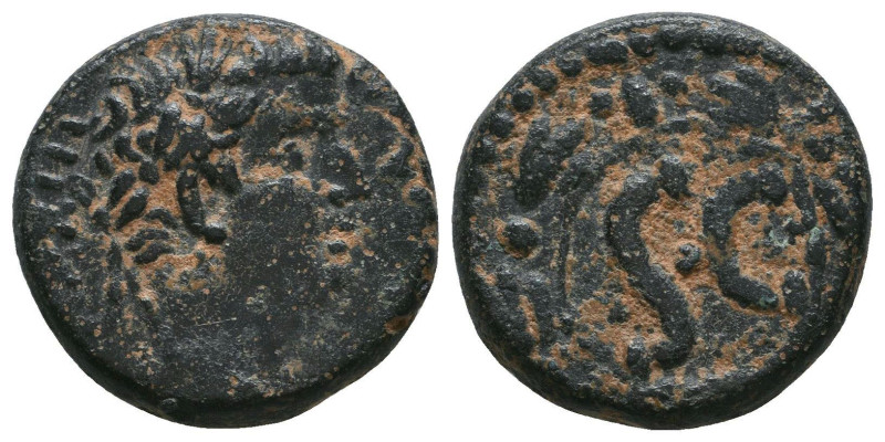 Tiberius Ae As of Antioch, Seleucis and Pieria. AD 14-37. 
Reference:

Condit...