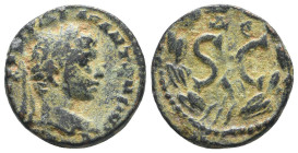 Seleucis and Pieria, Antiochia ad Orontem. Elagabalus. (218-222) Ae
Reference:

Condition: Very Fine

Weight: 5.3 gr
Diameter: 18.9 mm