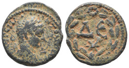 Seleucis and Pieria, Antiochia ad Orontem. Elagabalus. (218-222) Ae
Reference:

Condition: Very Fine

Weight: 6.4 gr
Diameter: 22.3 mm