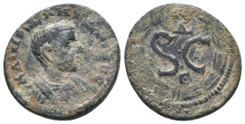 Seleukis & Pieria, Antioch. Diadumenian, Caesar. AD 217-217. Æ 
Reference:

Condition: Very Fine

Weight: 4.5 gr
Diameter: 21.2 mm