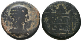 Seleucis and Pieria. Emesa. Julia Domna. Augusta, AD 193-217. Æ 
Reference:

Condition: Very Fine

Weight: 12.7 gr
Diameter: 23.5 mm