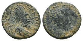 Edessa. Septimius Severus, with Abgar VIII, 193-211. AE 
Reference:

Condition: Very Fine

Weight: 2.2 gr
Diameter: 14.5 mm