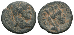 Caracalla (198-217). Mesopotamia, Carrhae. Æ
Reference:

Condition: Very Fine

Weight: 3.6 gr
Diameter: 18.3 mm