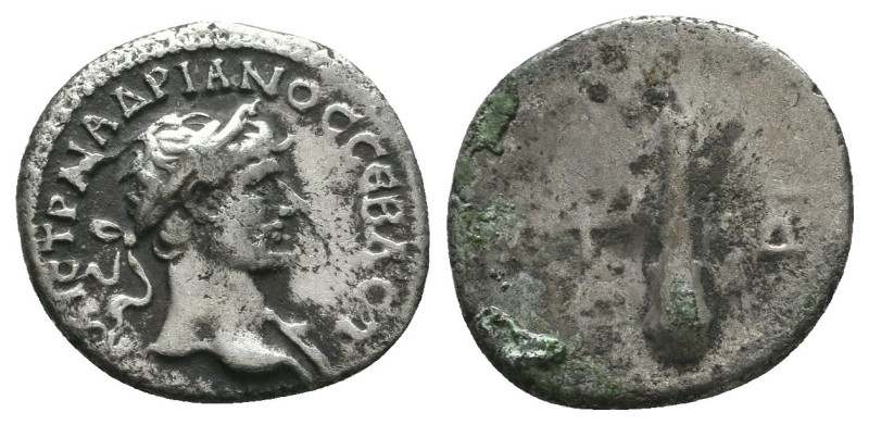 Hadrianus (117-138 AD). AR Hemidrachm 
Reference:
Condition: Very Fine

Weig...