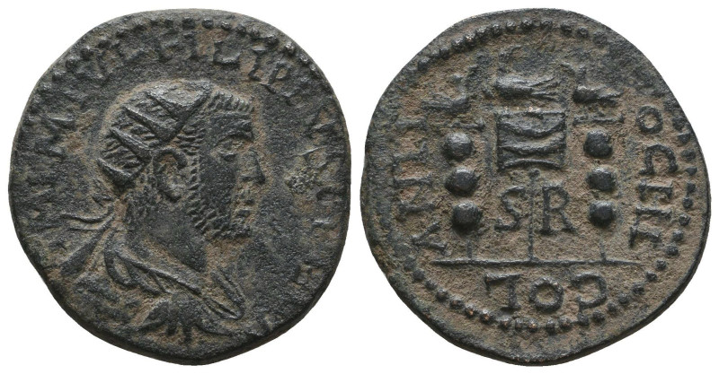 Philip I; 244-249 AD, Antiochia, Pisidia, Ae.
Reference:
Condition: Very Fine...