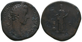 COMMODUS (177-192). Ae. Sestertius.
Reference:
Condition: Very Fine

Weight: 22.4 gr
Diameter: 31 mm