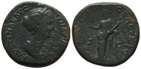 Faustina II, wife of Marcus Aurelius and daughter of Antoninus Pius Sestertius 161-176, Æ 
Reference:
Condition: Very Fine

Weight: 24.2 gr
Diame...