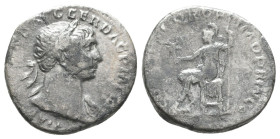 Trajan. A.D. 98-117. AR denarius
Reference:
Condition: Very Fine

Weight: 2.3 gr
Diameter: 17.9 mm