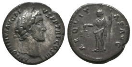 Antoninus Pius. A.D. 138-161. AR denarius 
Reference:
Condition: Very Fine

Weight: 2.9 gr
Diameter: 17.5 mm