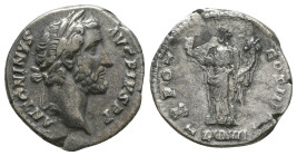 Antoninus Pius. A.D. 138-161. AR denarius 
Reference:
Condition: Very Fine

Weight: 3.2 gr
Diameter: 17.9 mm