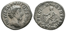 Marcus Aurelius. A.D. 161-180. AR denarius
Reference:
Condition: Very Fine

Weight: 2.6 gr
Diameter: 16.9 mm