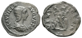 JULIA DOMNA, wife of Severus, d. 217 AD. AR Denarius
Reference:
Condition: Very Fine

Weight: 2.2 gr
Diameter: 19 mm