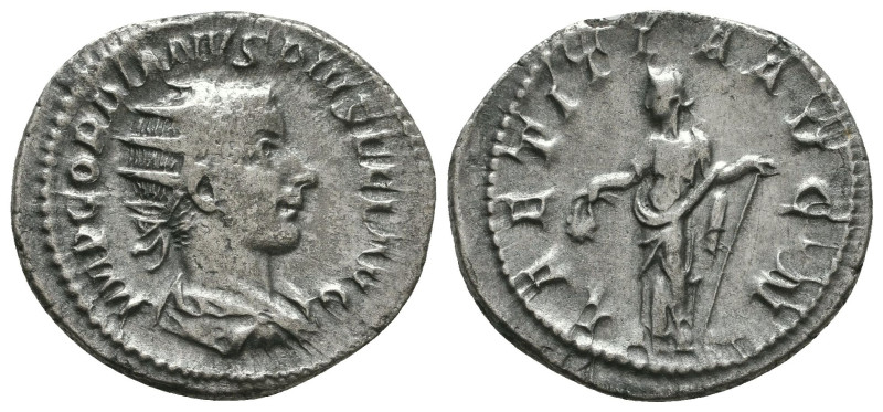 Gordian III. A.D. 238-244. AR antoninianus
Reference:
Condition: Very Fine

...