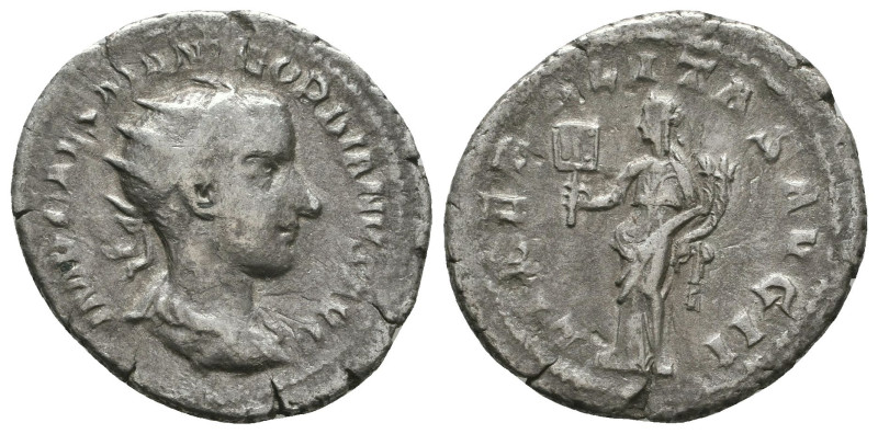 Gordian III. A.D. 238-244. AR antoninianus
Reference:
Condition: Very Fine

...