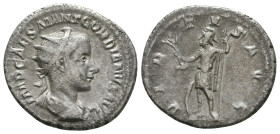 Gordian III. A.D. 238-244. AR antoninianus
Reference:
Condition: Very Fine

Weight: 4.3 gr
Diameter:22.3 mm